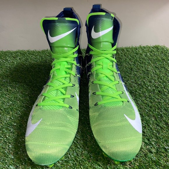 Nike Vapor Untouchable 3 Elite Flyknit Cleats AO3006-400 Seahawks Men\'s NEW main image 10